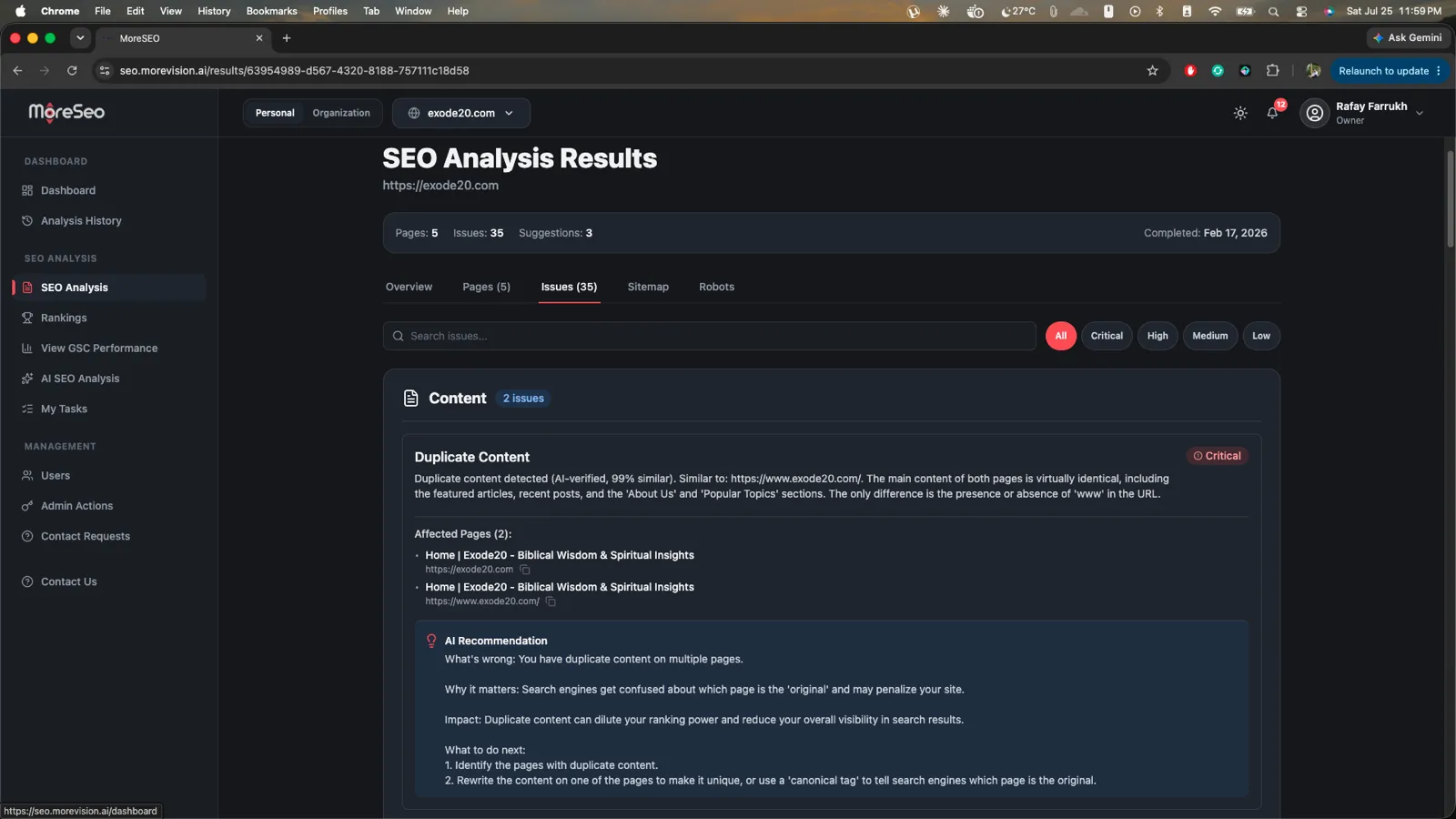 More SEO screenshot 2 of 8