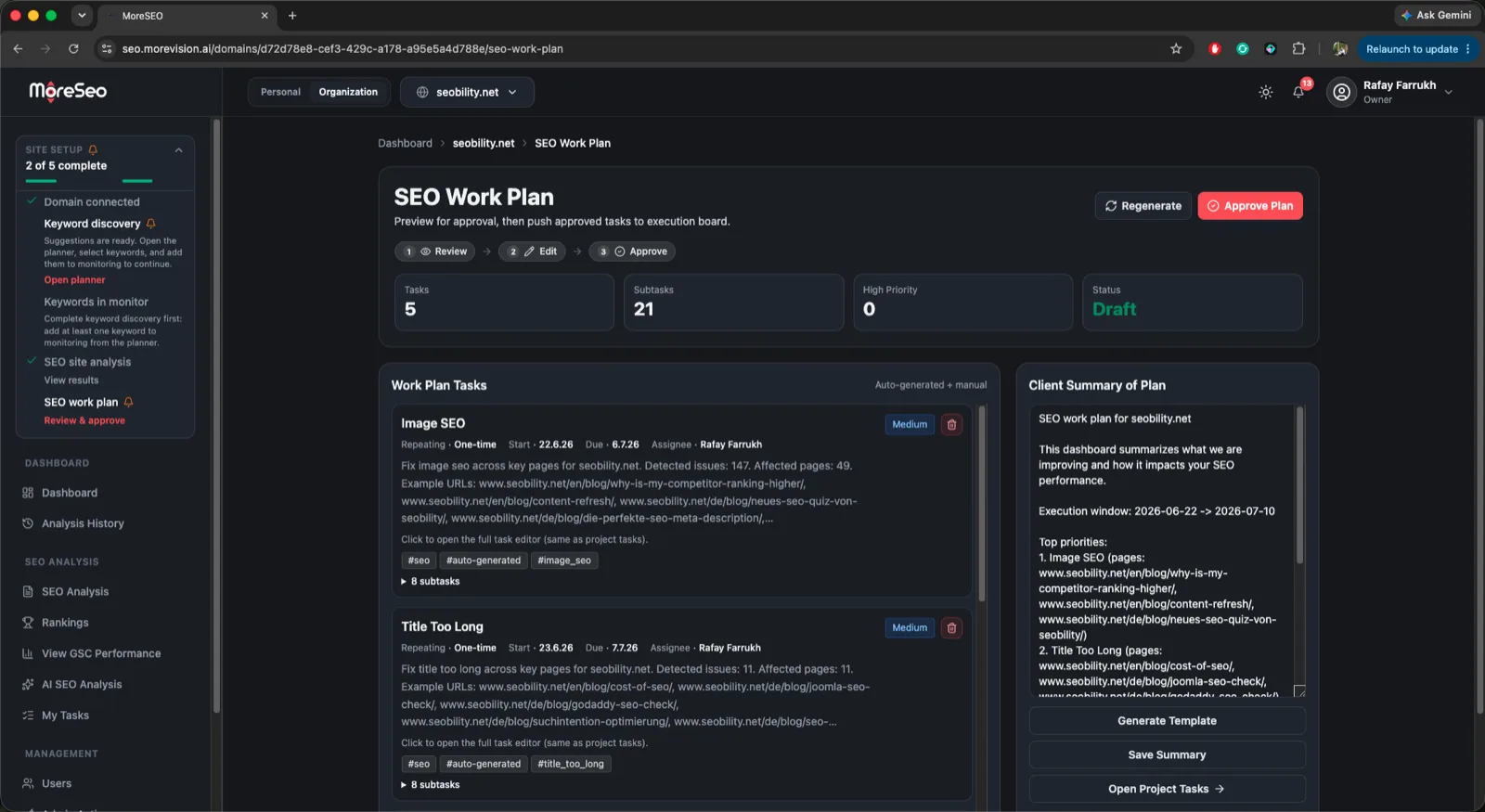 More SEO screenshot 5 of 8