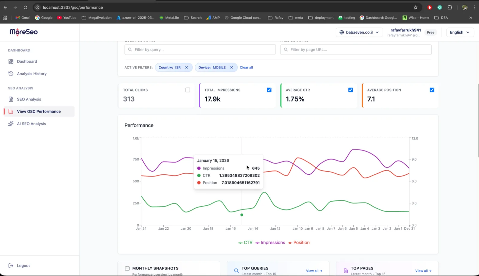 More SEO screenshot 7 of 8